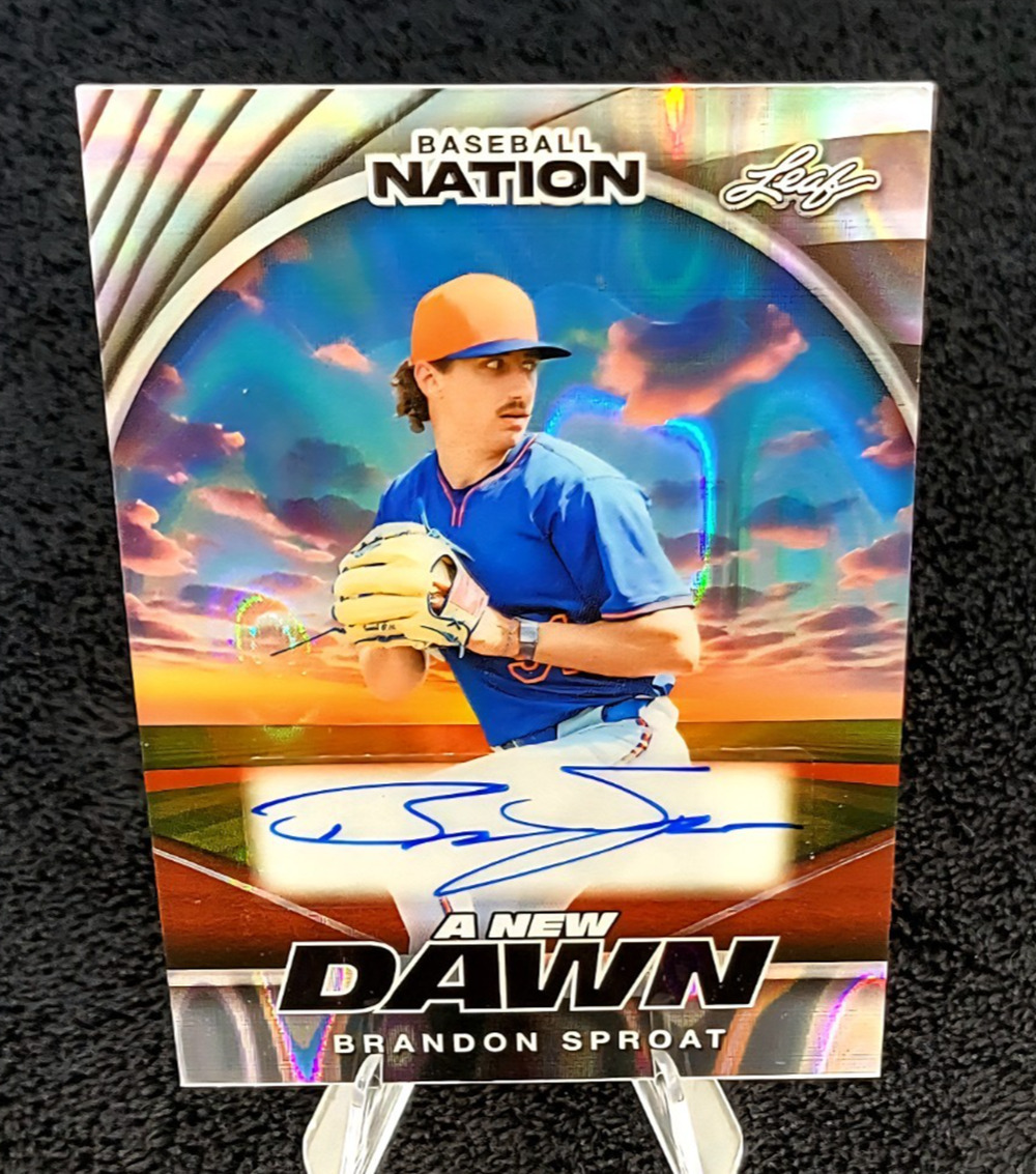 2025 Brandon Sproat 11/15 A New Dawn Auto New York Mets Top Prospect